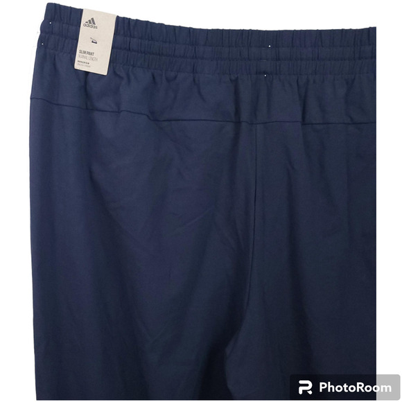 Adidas Women’s Essentials Warm-Up Tapered 3-Stripes Pants H07862 Size 4XL Blue - Picture 7 of 11